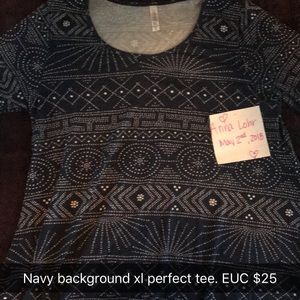 LuLaRoe perfect tee EUC